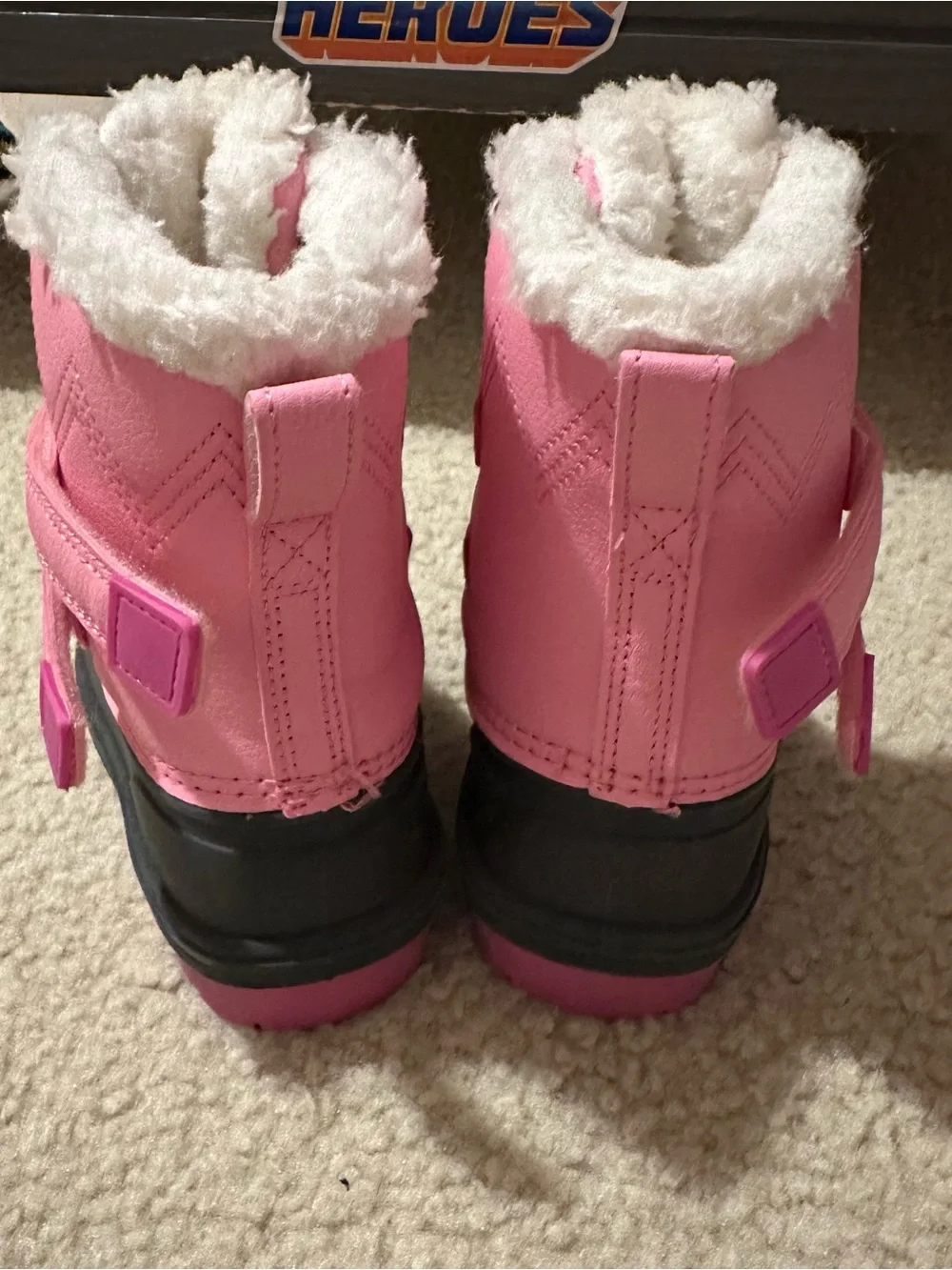 Cat & Jack Hot Pink Kids Outdoor Boots